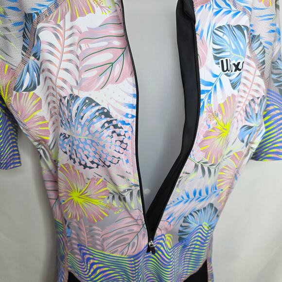 Wixen PRO Race Trisuit Women Aerodynamic Bike Run Swim Suit Back Pocket Size XL - Picture 7 of 14
